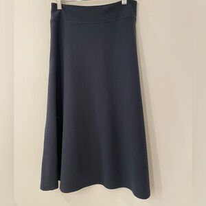 H&M Classic Navy Blue A-Line Skirt